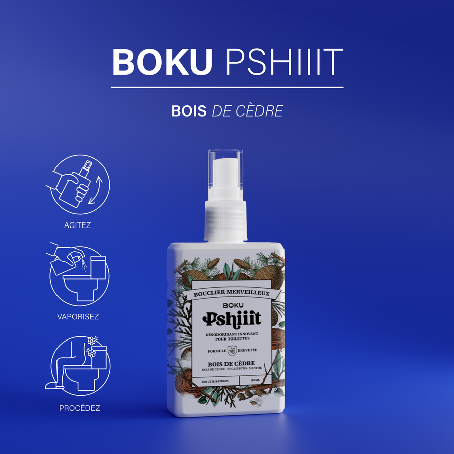 Pshiiit - Suppresseur d'odeurs de caca - Cèdre Royal